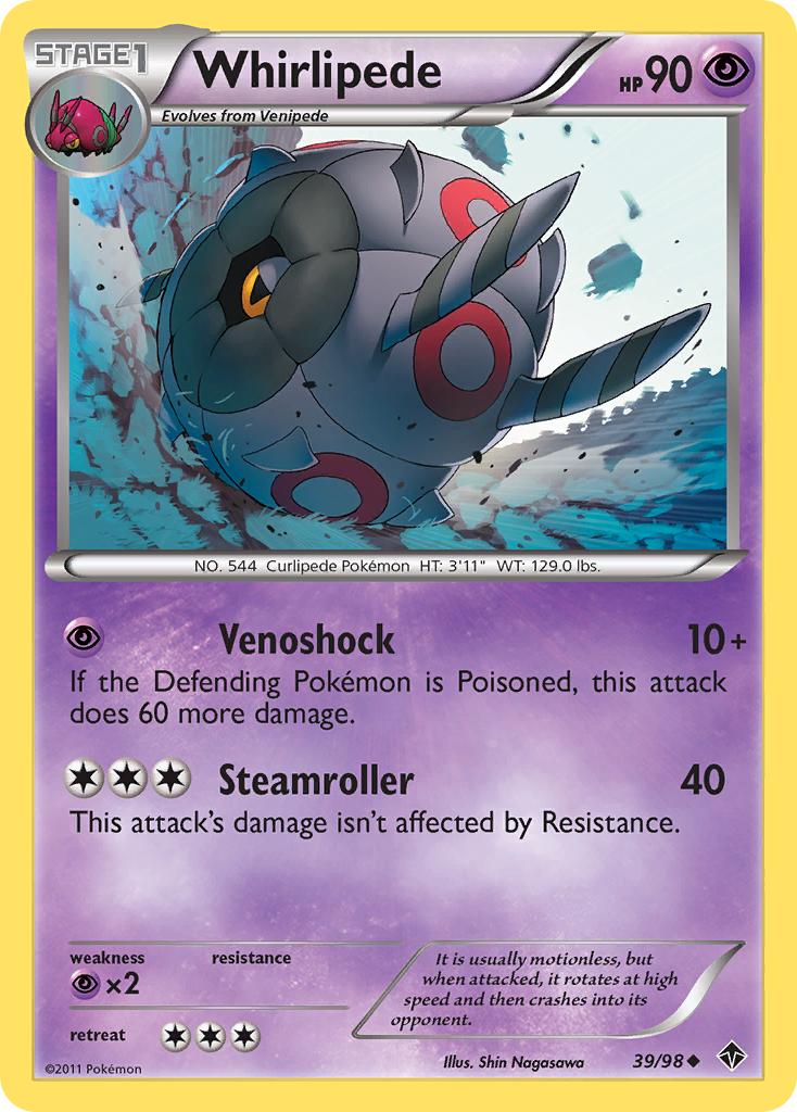 Whirlipede — illustrated card