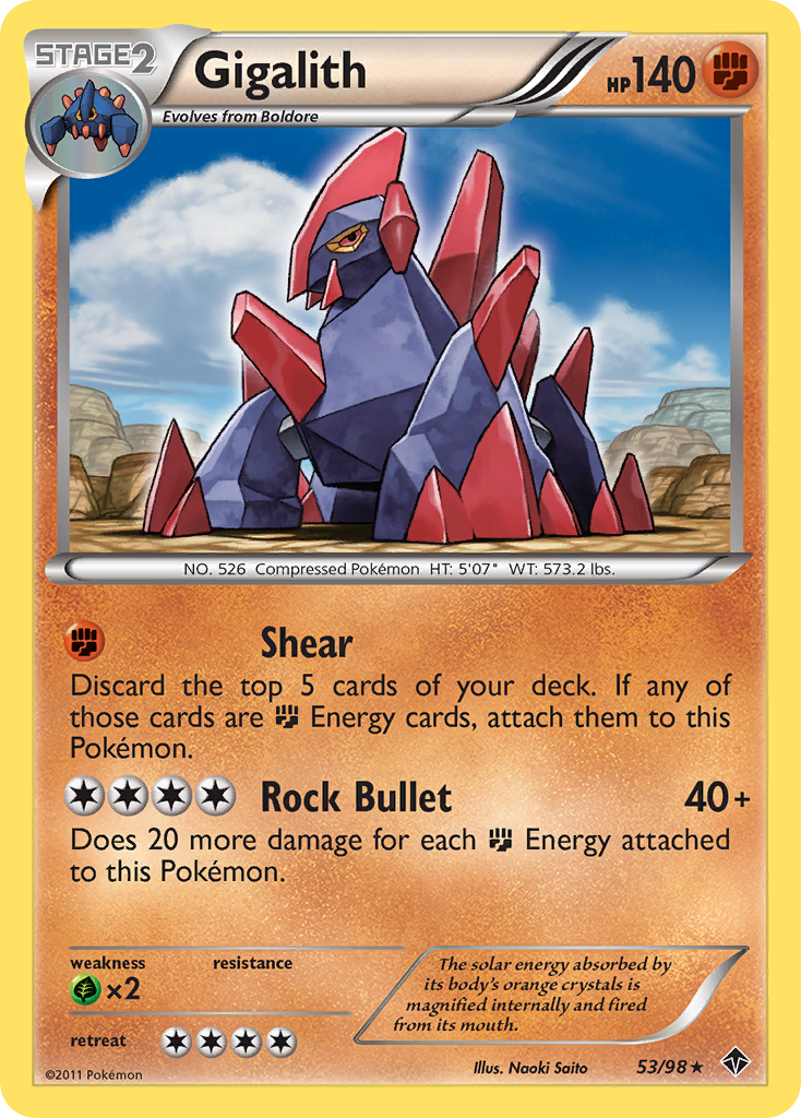 Gigalith — illustrated card