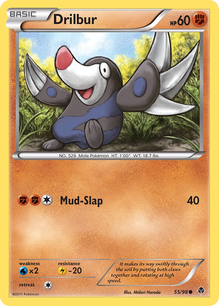 Drilbur — illustrated card