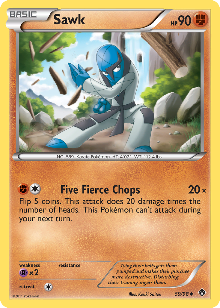 Sawk — illustrated card
