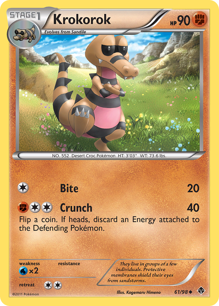 Krokorok — illustrated card