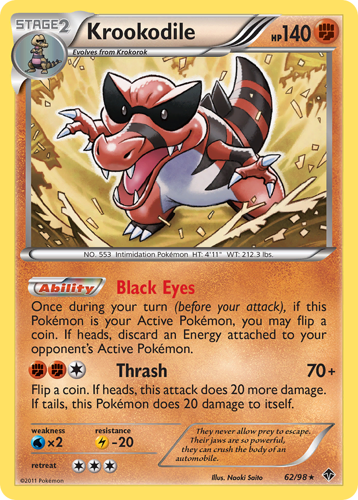 Krookodile — illustrated card