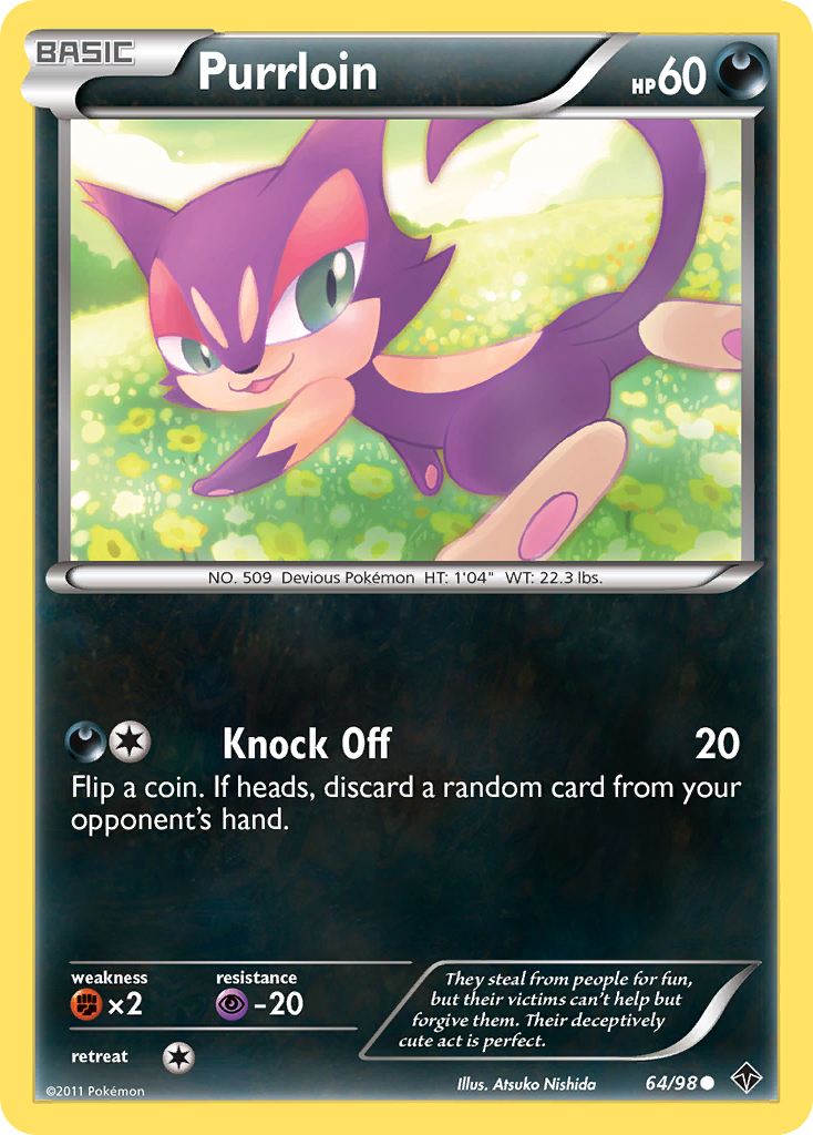 Purrloin — illustrated card