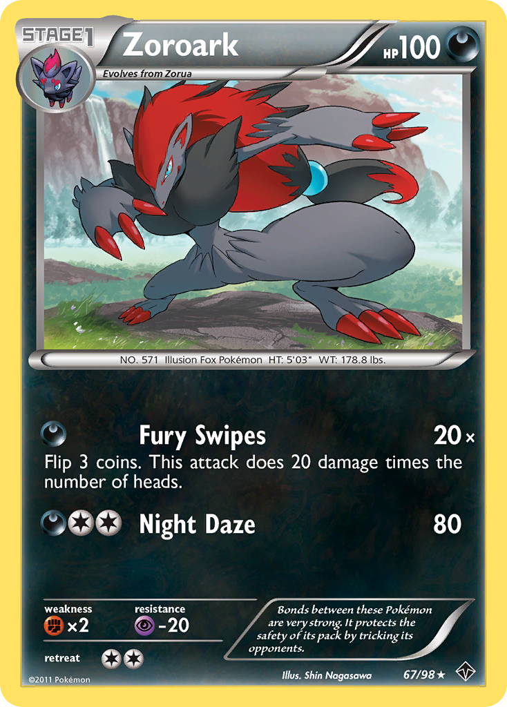 Zoroark — illustrated card