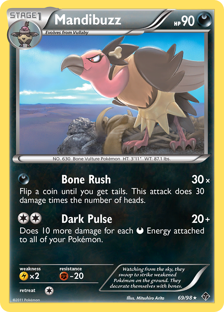 Mandibuzz — illustrated card