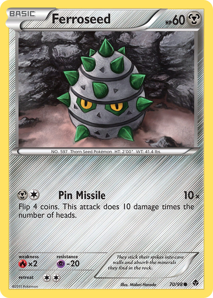 Ferroseed — illustrated card