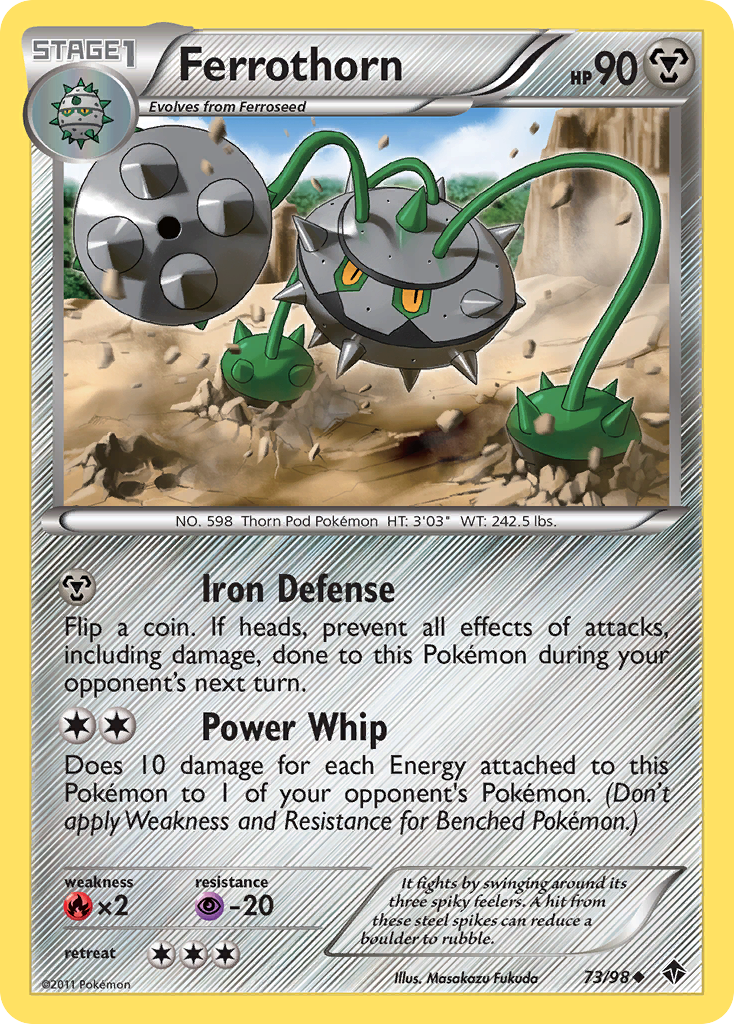 Ferrothorn — illustrated card
