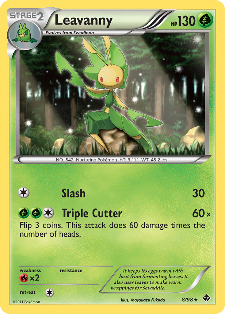 Leavanny — illustrated card