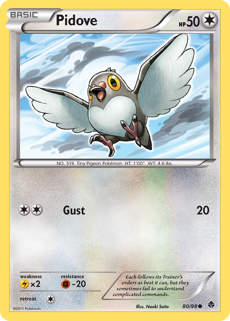 Pidove — illustrated card