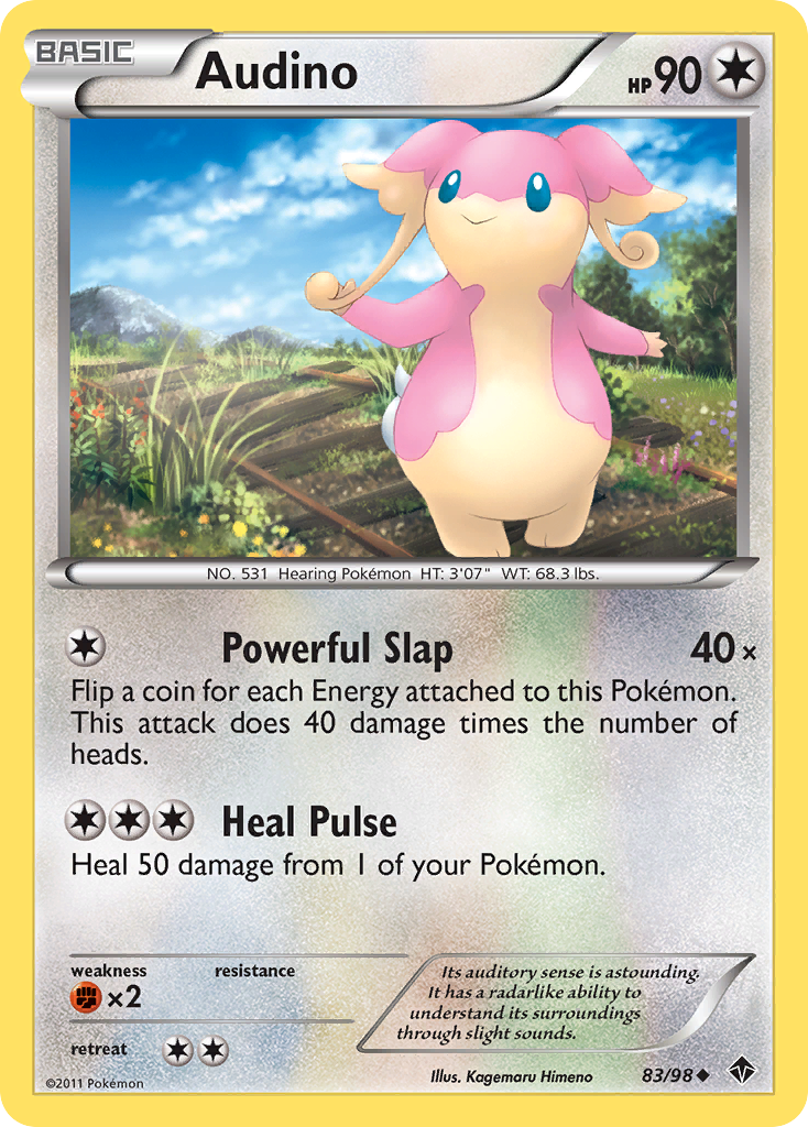 Audino — illustrated card