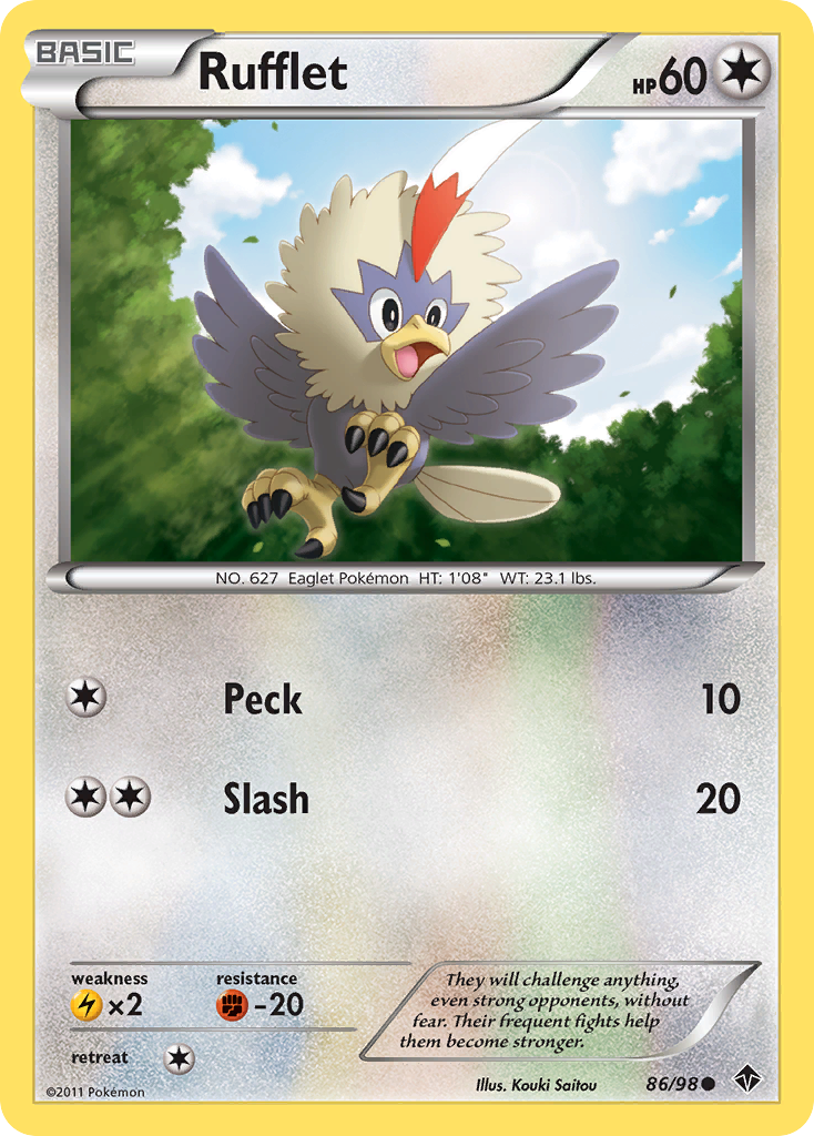 Rufflet — illustrated card