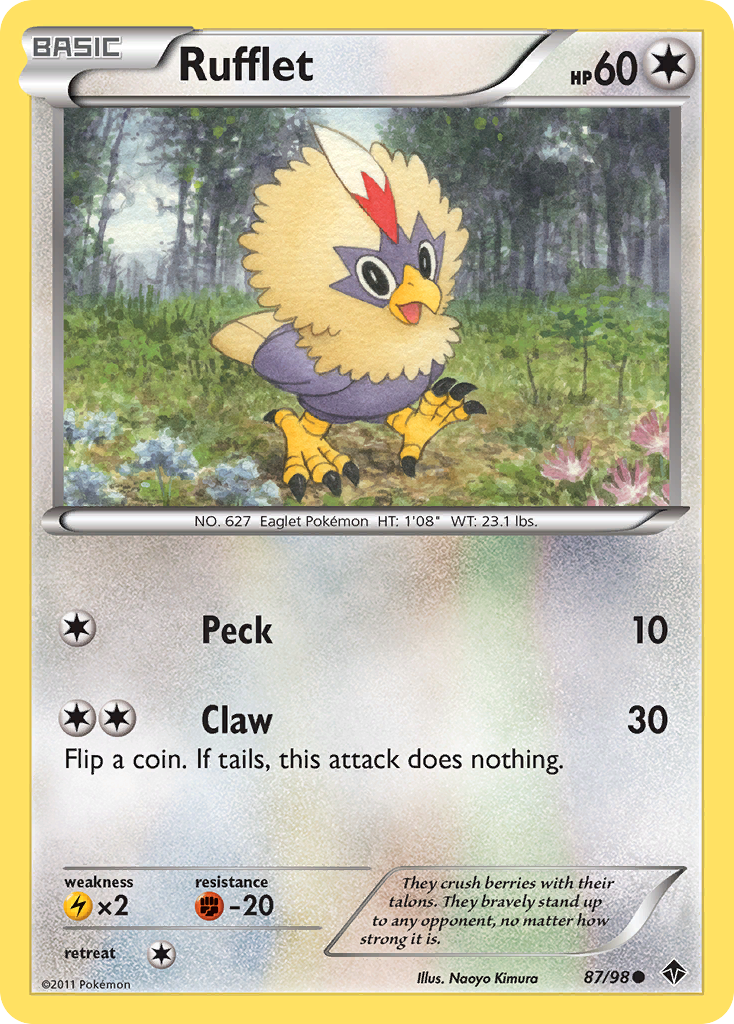 Rufflet — illustrated card