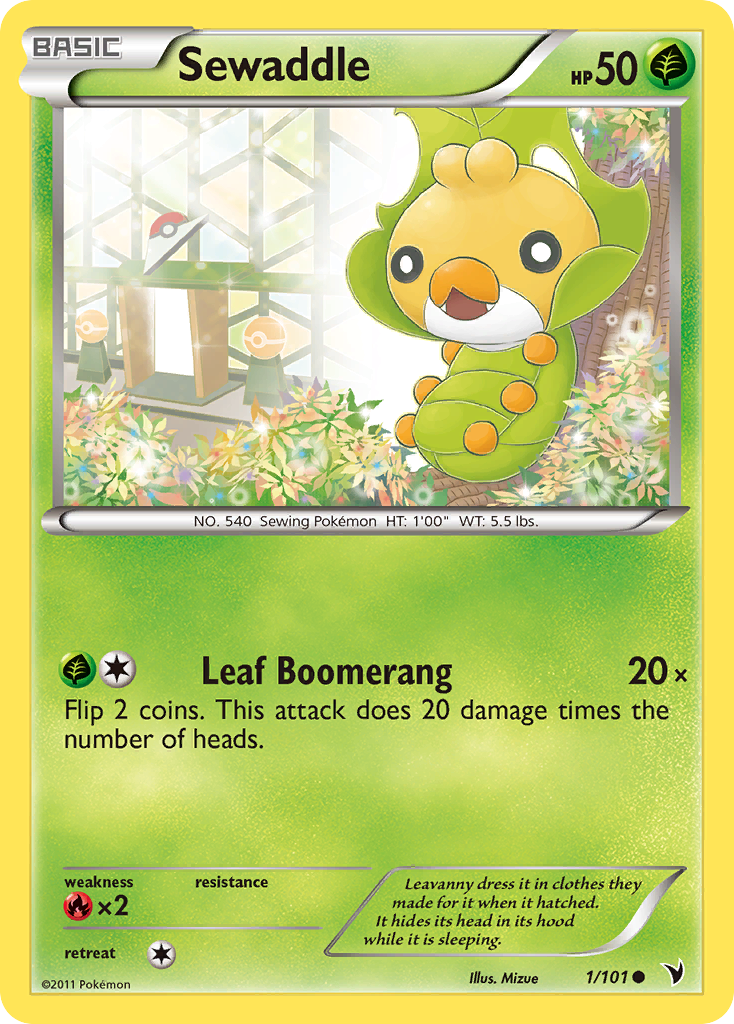 Sewaddle — illustrated card