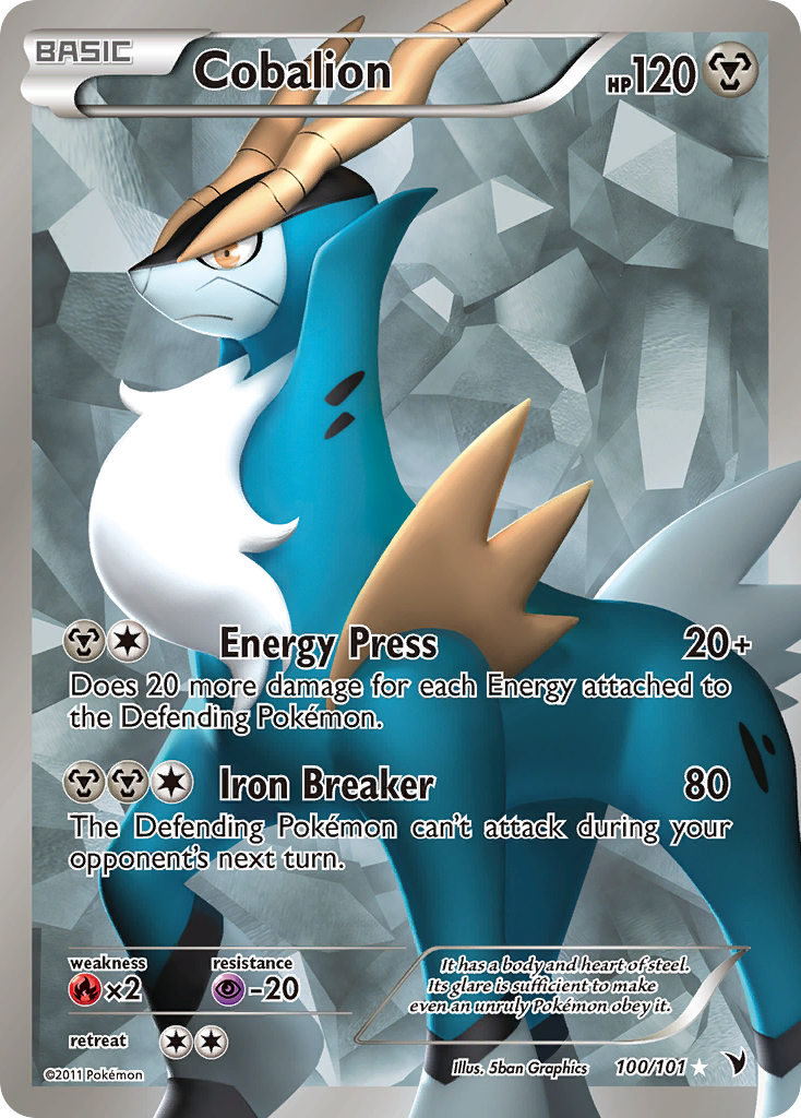 Cobalion — illustrated card
