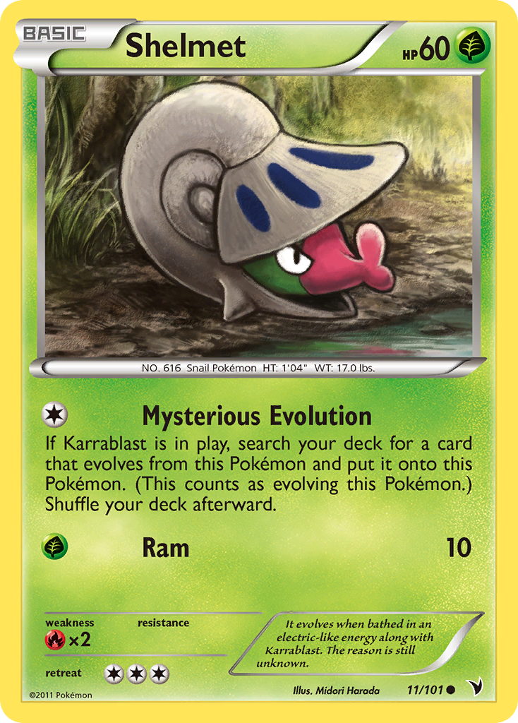 Shelmet — illustrated card