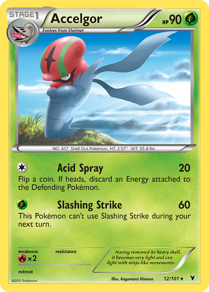 Accelgor — illustrated card