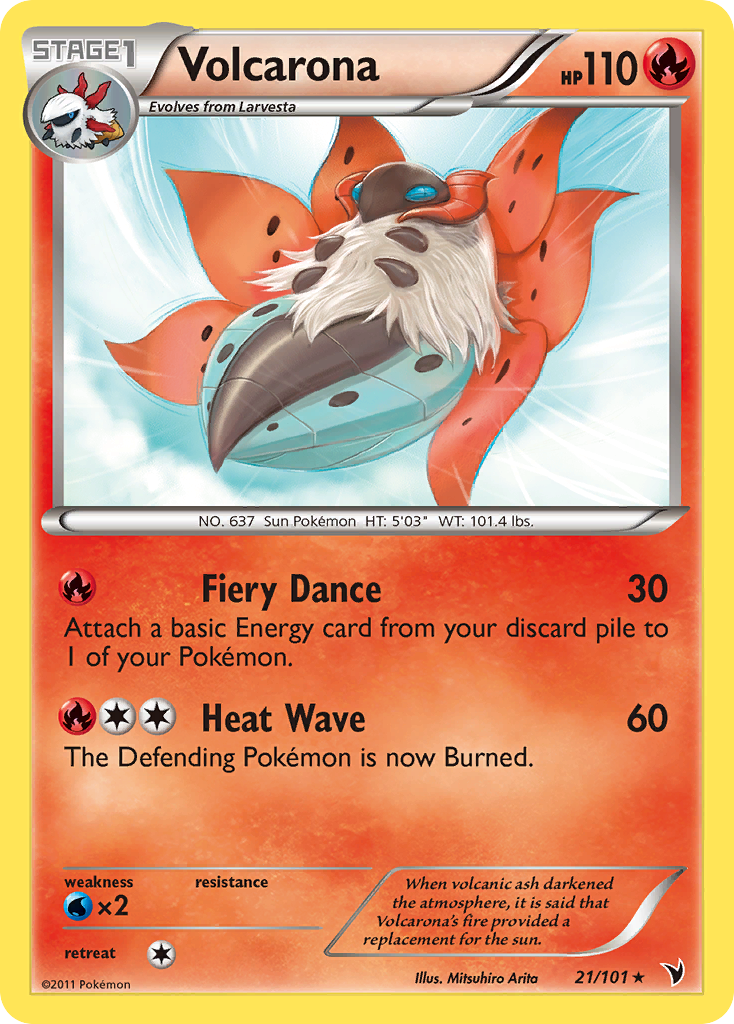 Volcarona — illustrated card