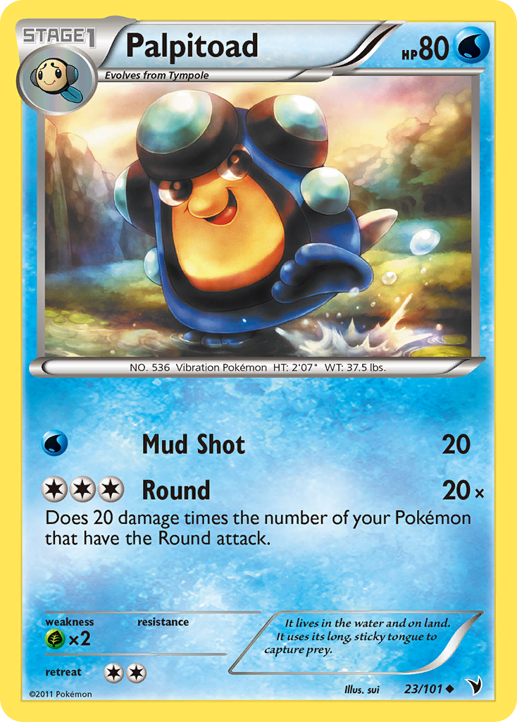 Palpitoad — illustrated card