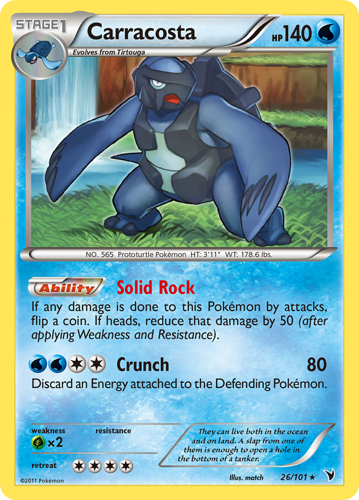 Carracosta — illustrated card