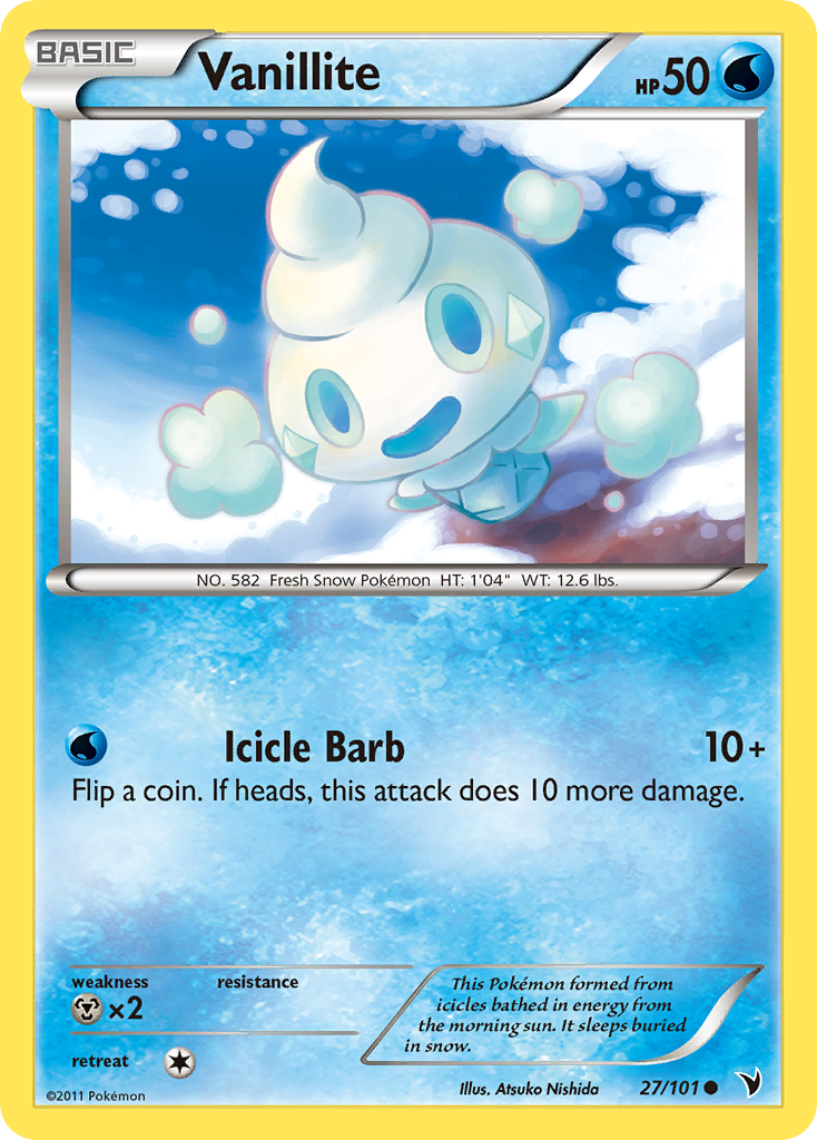 Vanillite — illustrated card