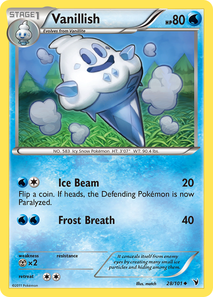 Vanillish — illustrated card