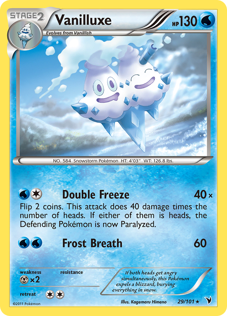 Vanilluxe — illustrated card