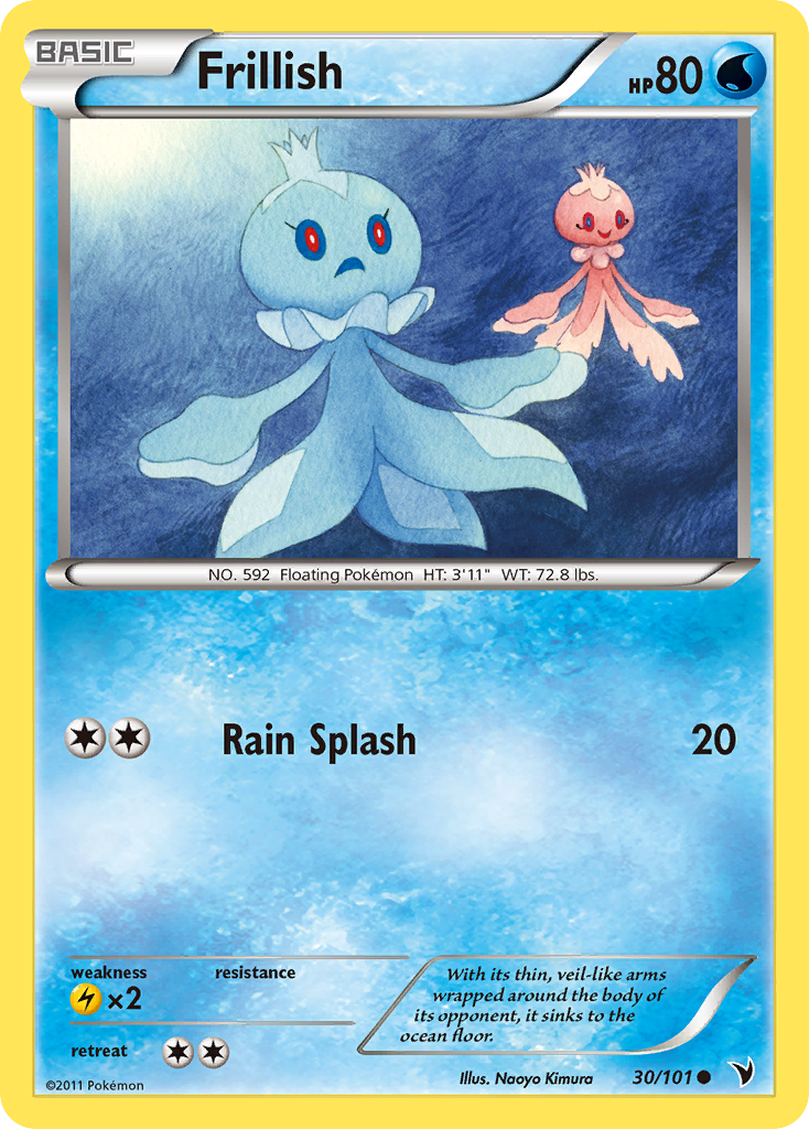 Frillish — illustrated card