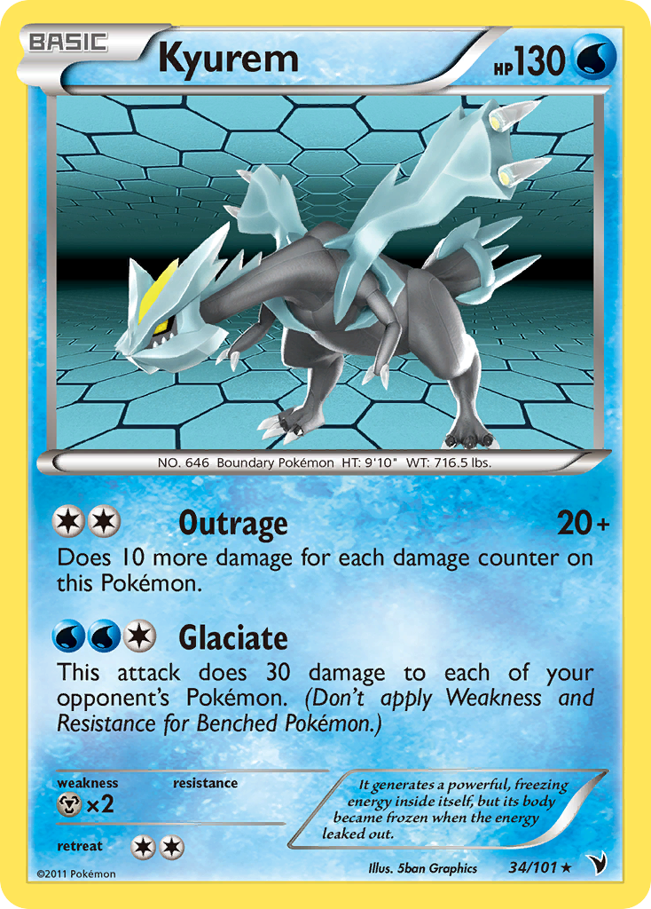 Kyurem — illustrated card