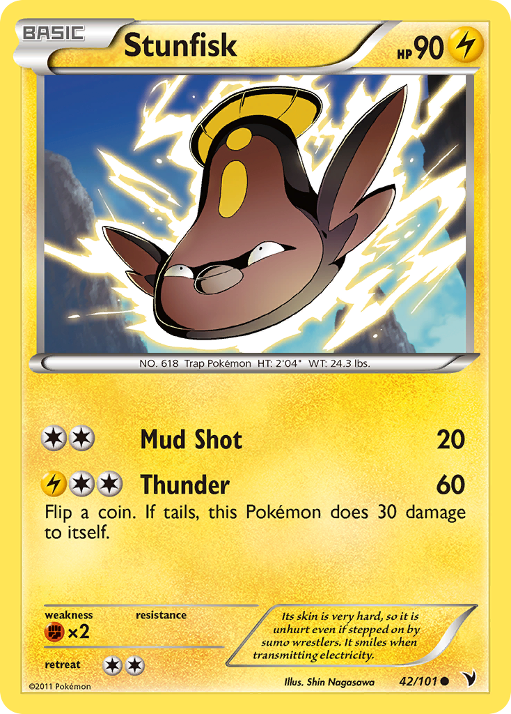 Stunfisk — illustrated card