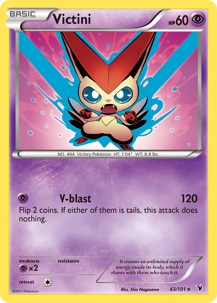 Victini — illustrated card
