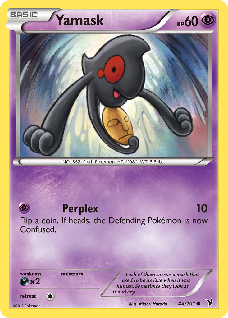 Yamask — illustrated card
