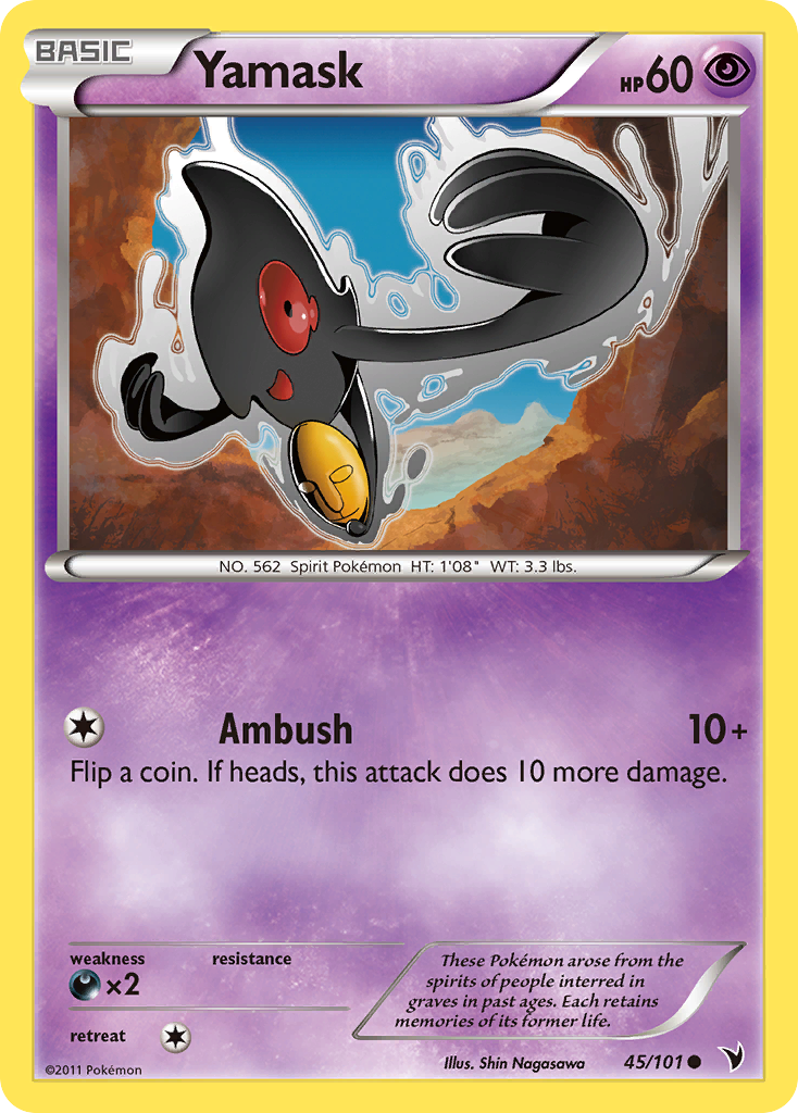 Yamask — illustrated card