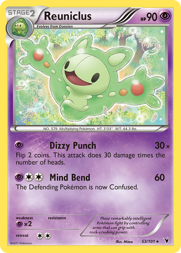 Reuniclus — illustrated card