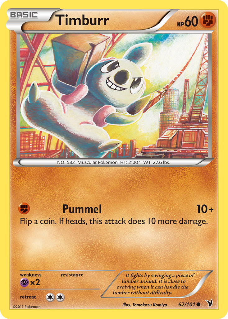 Timburr — illustrated card