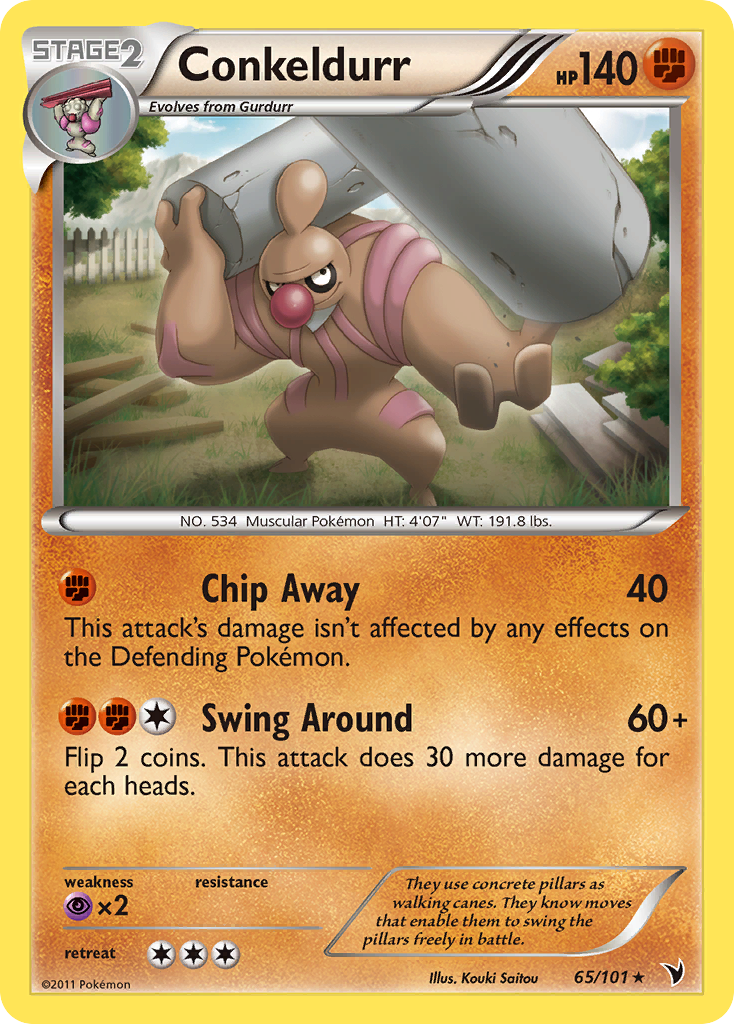 Conkeldurr — illustrated card