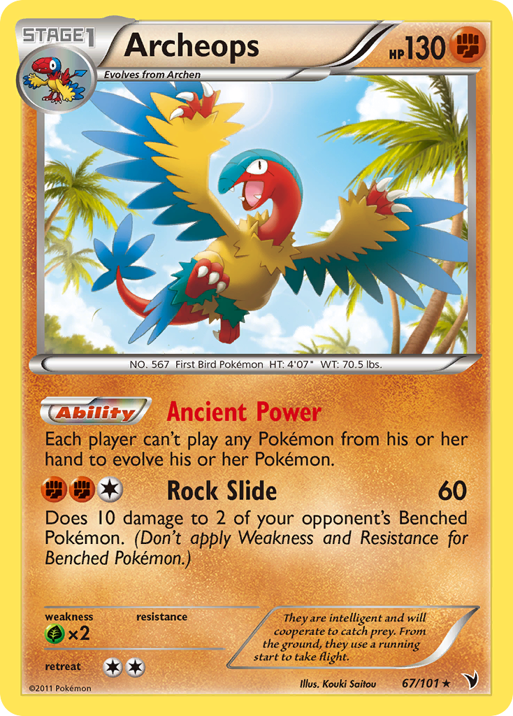 Archeops — illustrated card