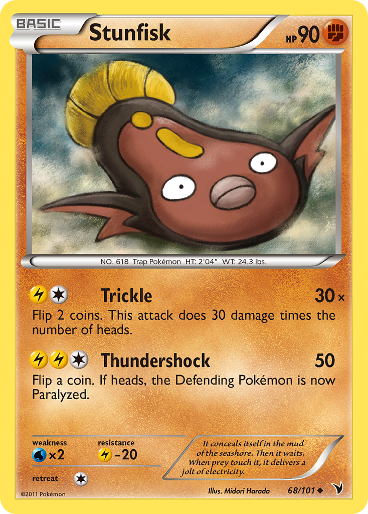 Stunfisk — illustrated card