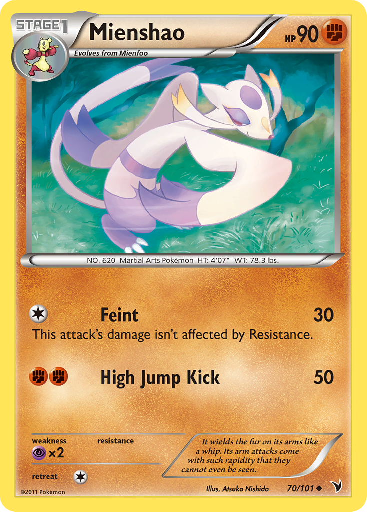 Mienshao — illustrated card