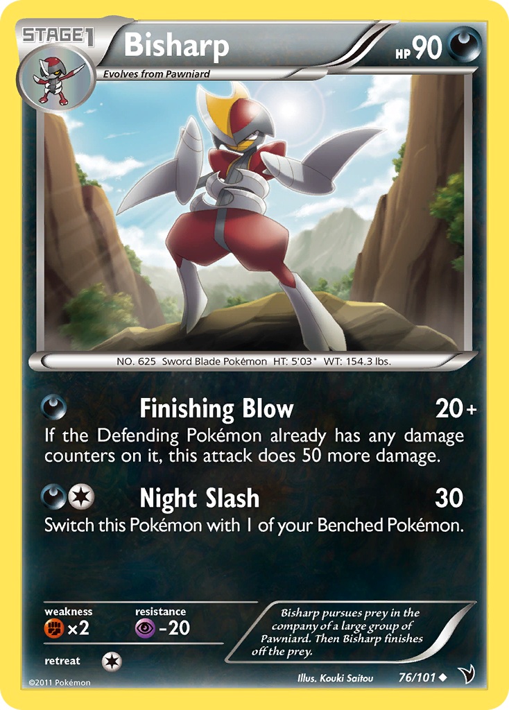 Bisharp — illustrated card