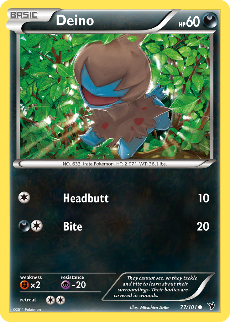 Deino — illustrated card