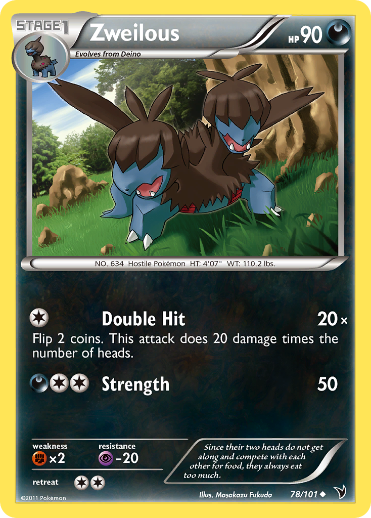 Zweilous — illustrated card