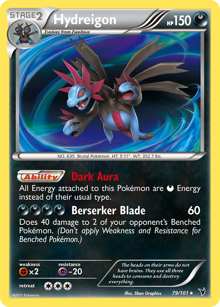 Hydreigon — illustrated card