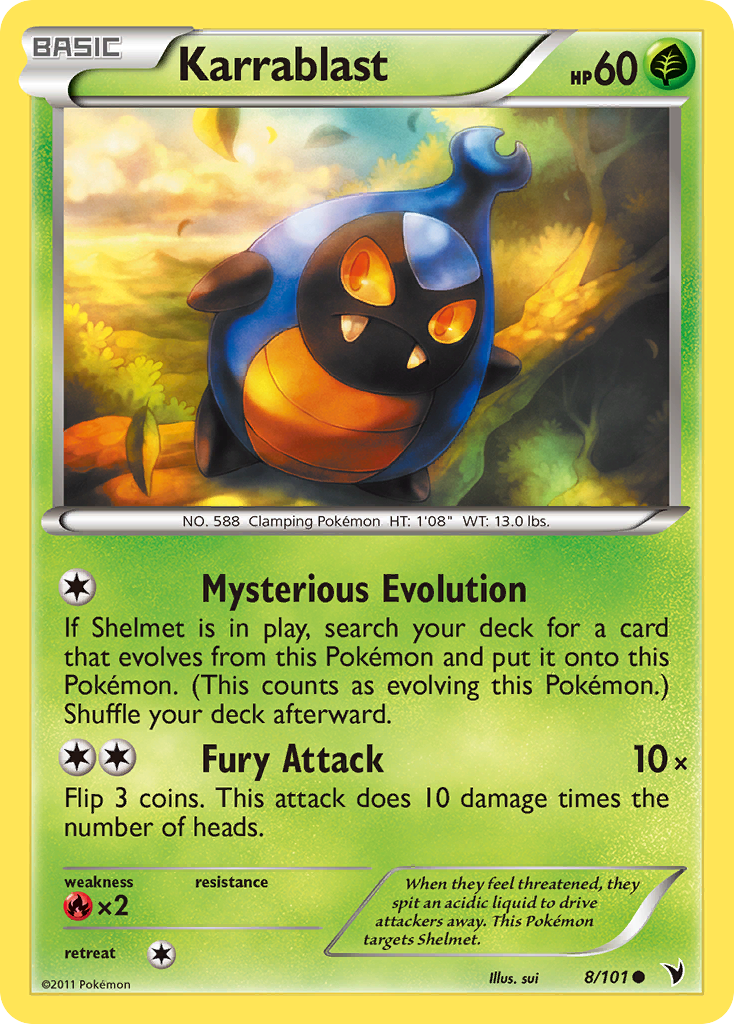 Karrablast — illustrated card