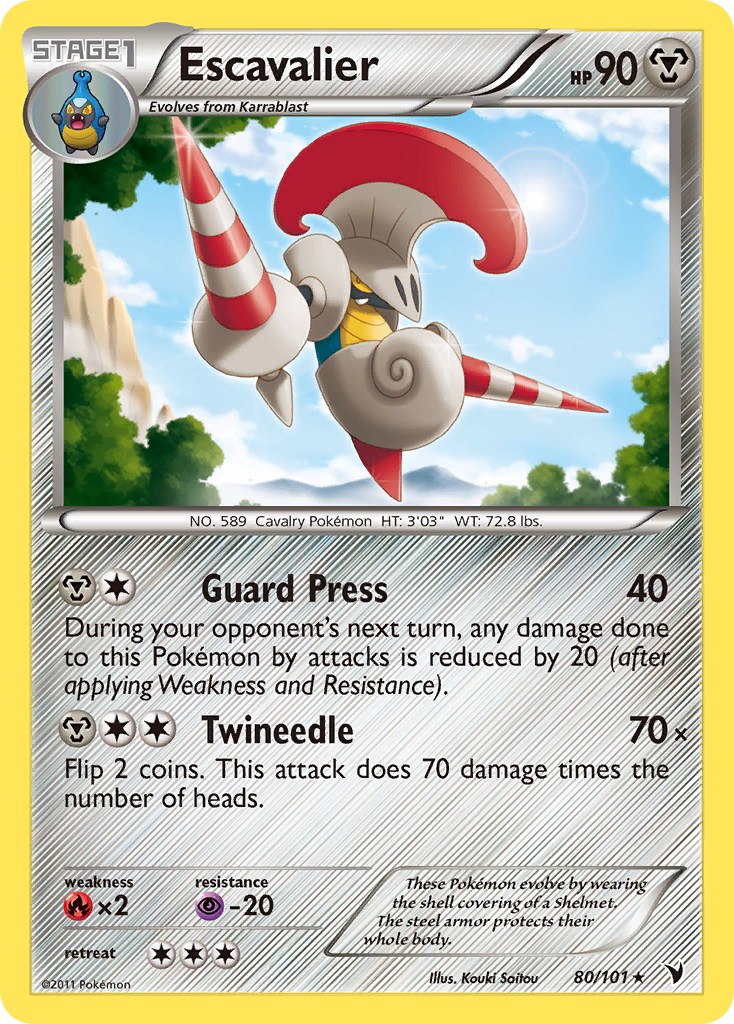 Escavalier — illustrated card