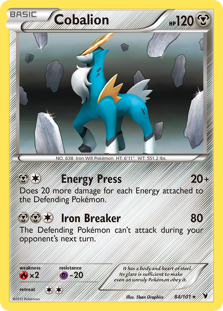 Cobalion — illustrated card