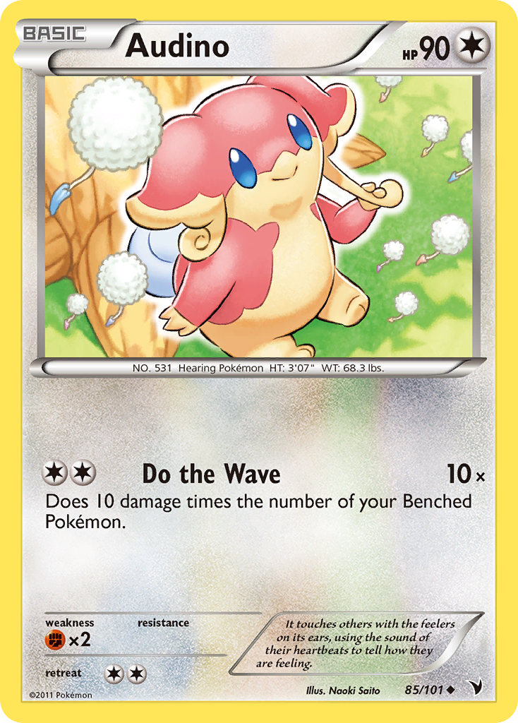 Audino — illustrated card