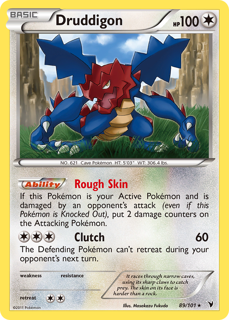 Druddigon — illustrated card