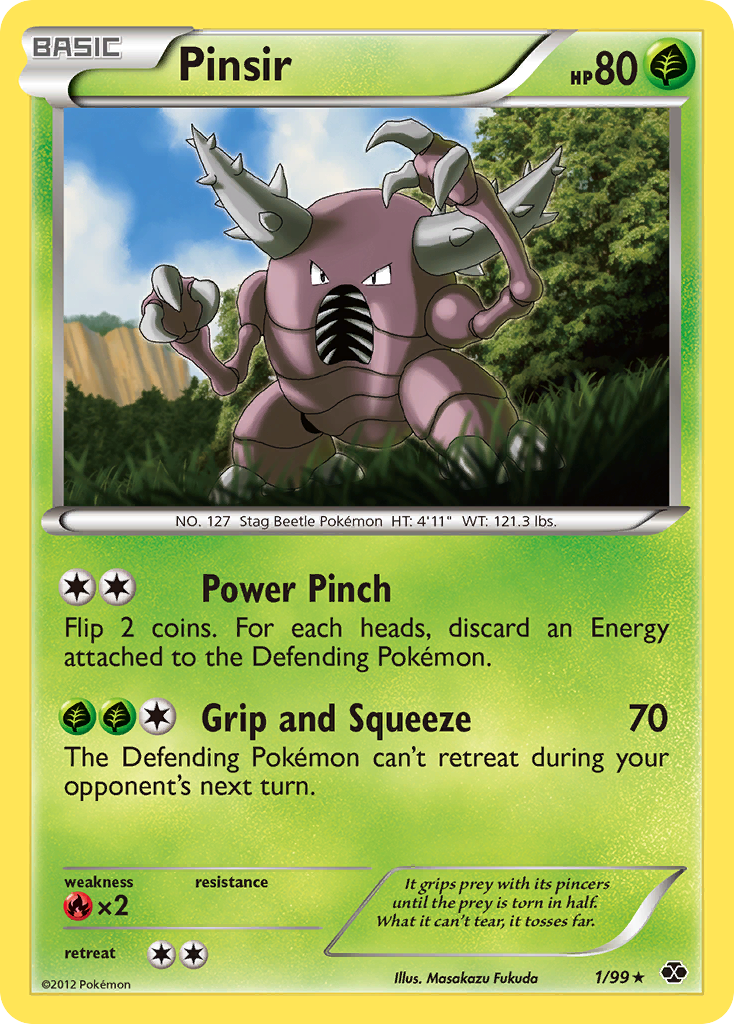 Pinsir — illustrated card