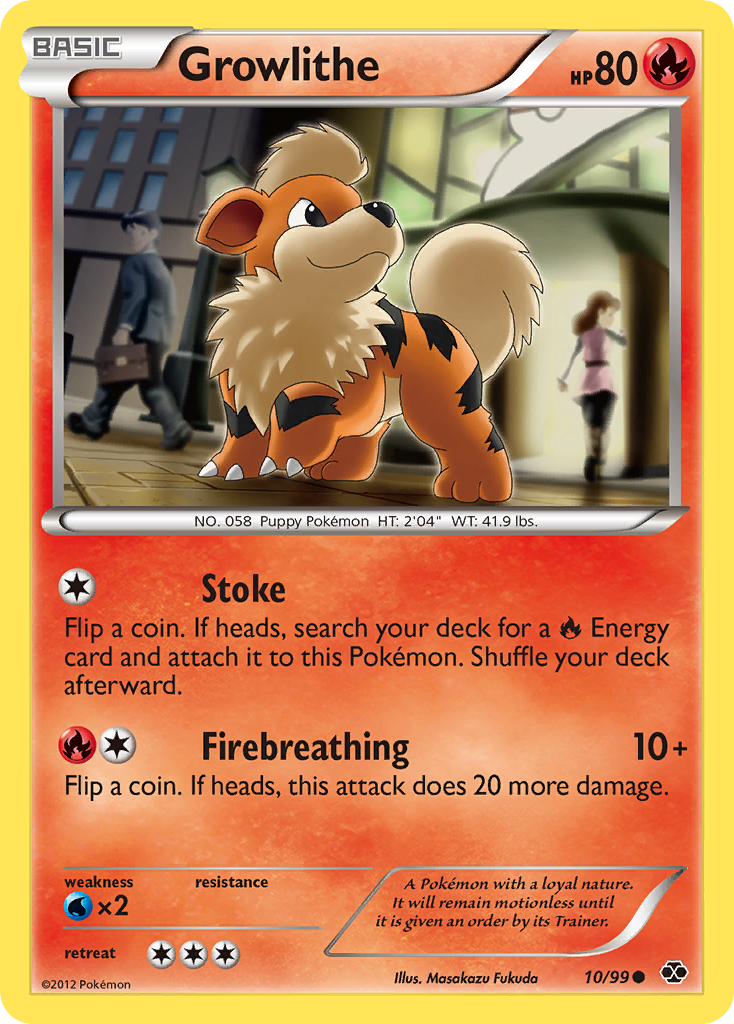 Growlithe — illustrated card