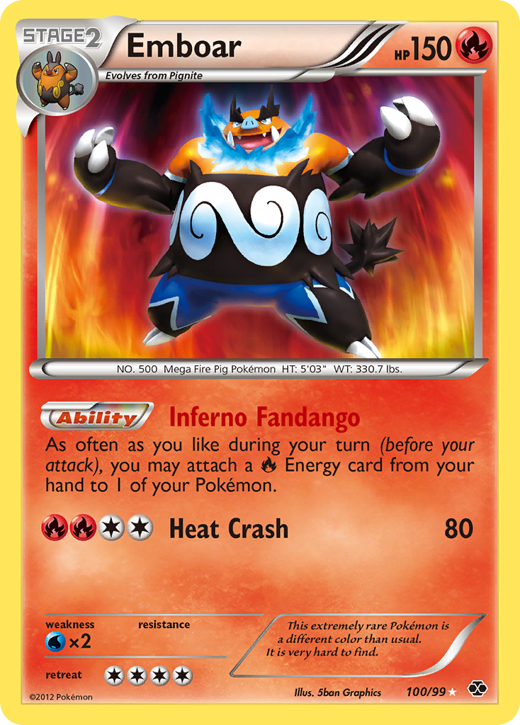 Emboar — illustrated card